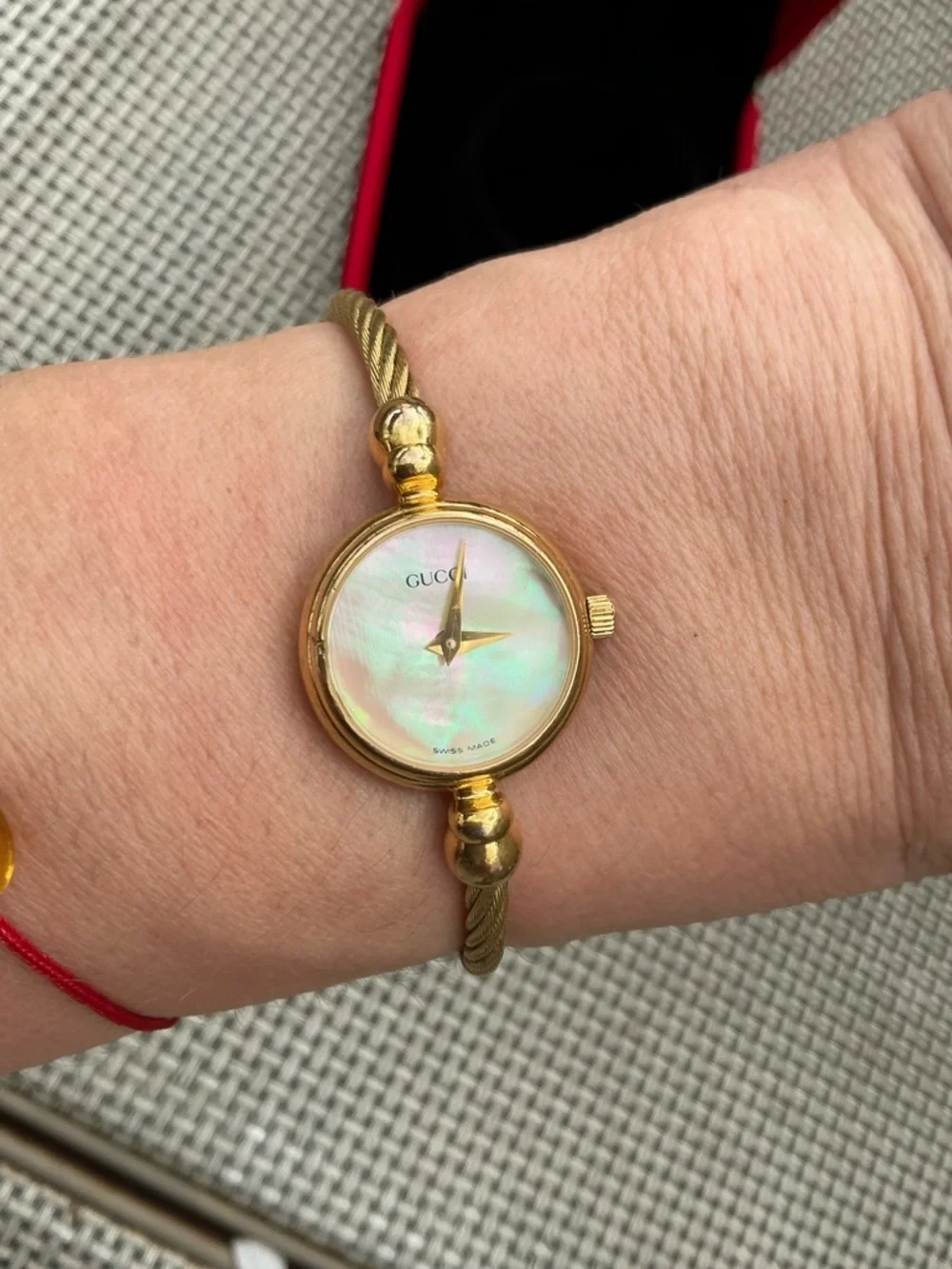 Gucci Gold-Tone Watch with Mother-of-Pearl Dial🌟 - Picture 2 of 9